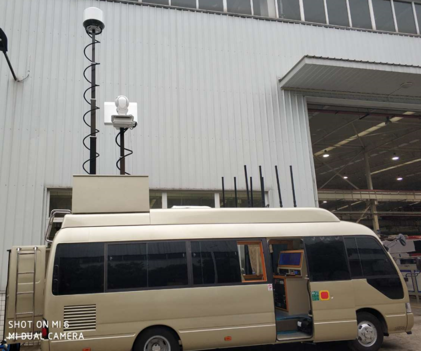 Fahrzeugmontiertes Drohnen-Gegenmaßnahmensystem