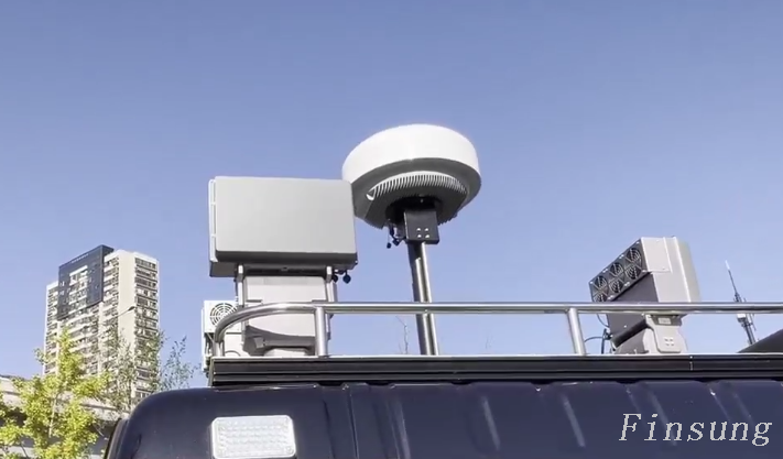 Fahrzeug des Drohnenabwehrsystems